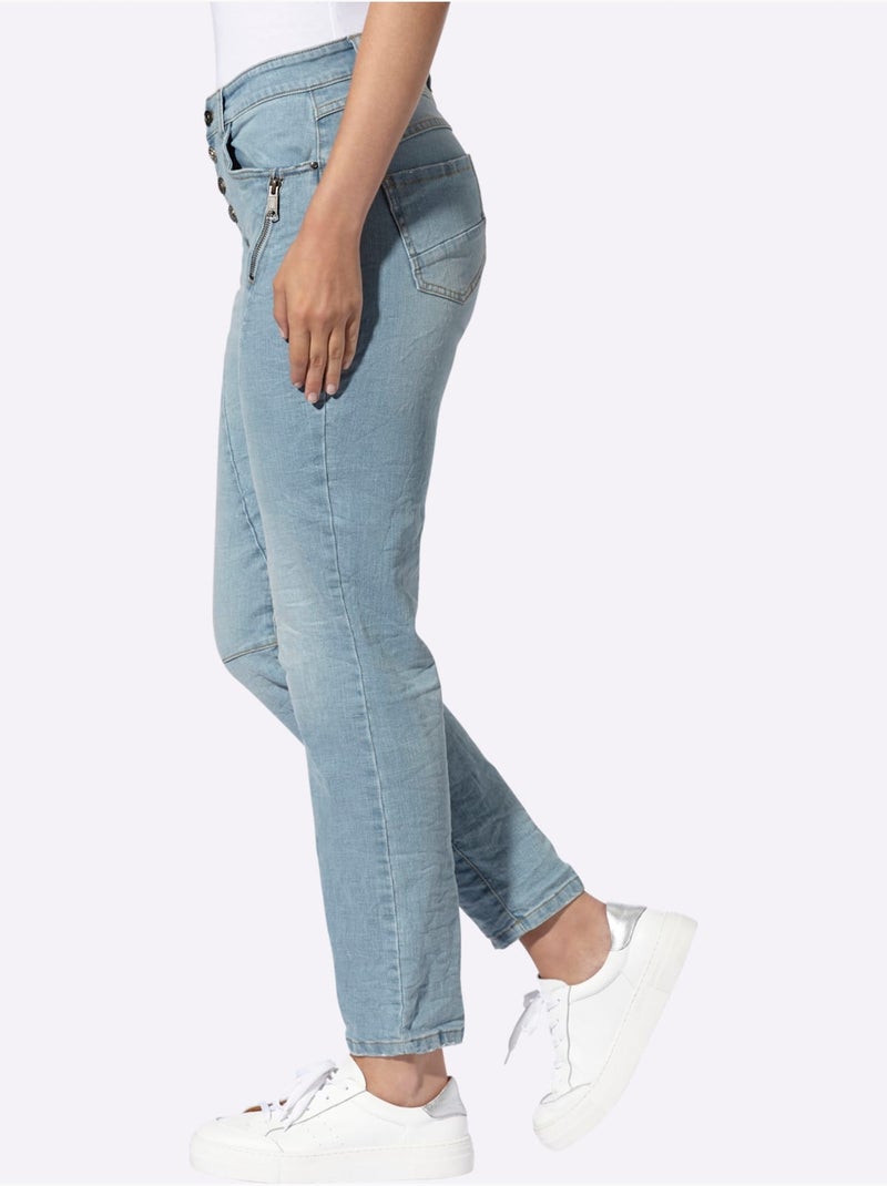 Jean Qualité Coton - Taille Standard - Helline Bleu - Kiabi