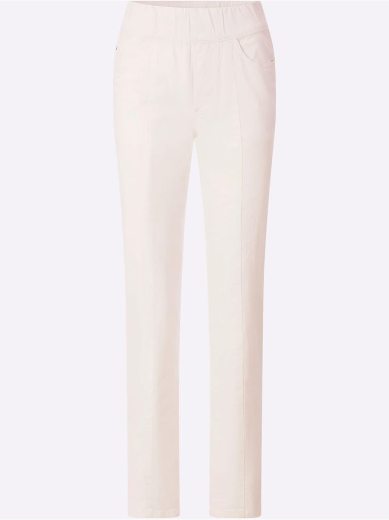 Jean Qualité Coton - Taille Standard - Witt Ecru - Kiabi