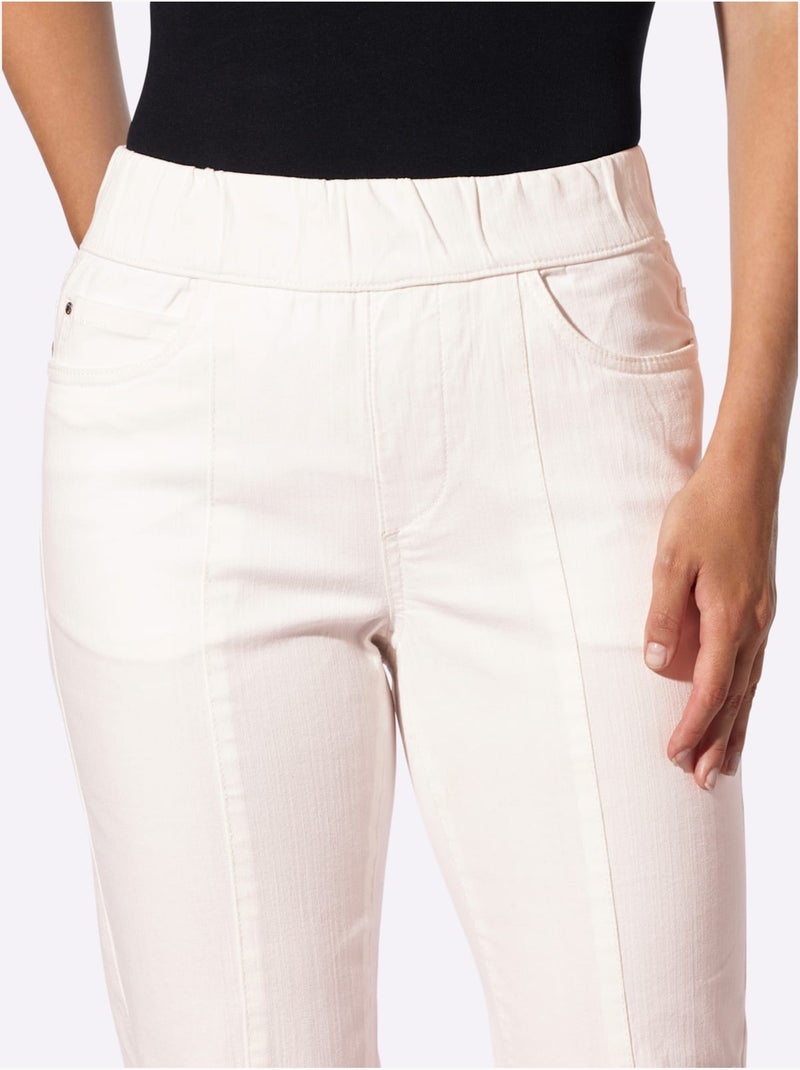 Jean Qualité Coton - Taille Standard - Witt Ecru - Kiabi