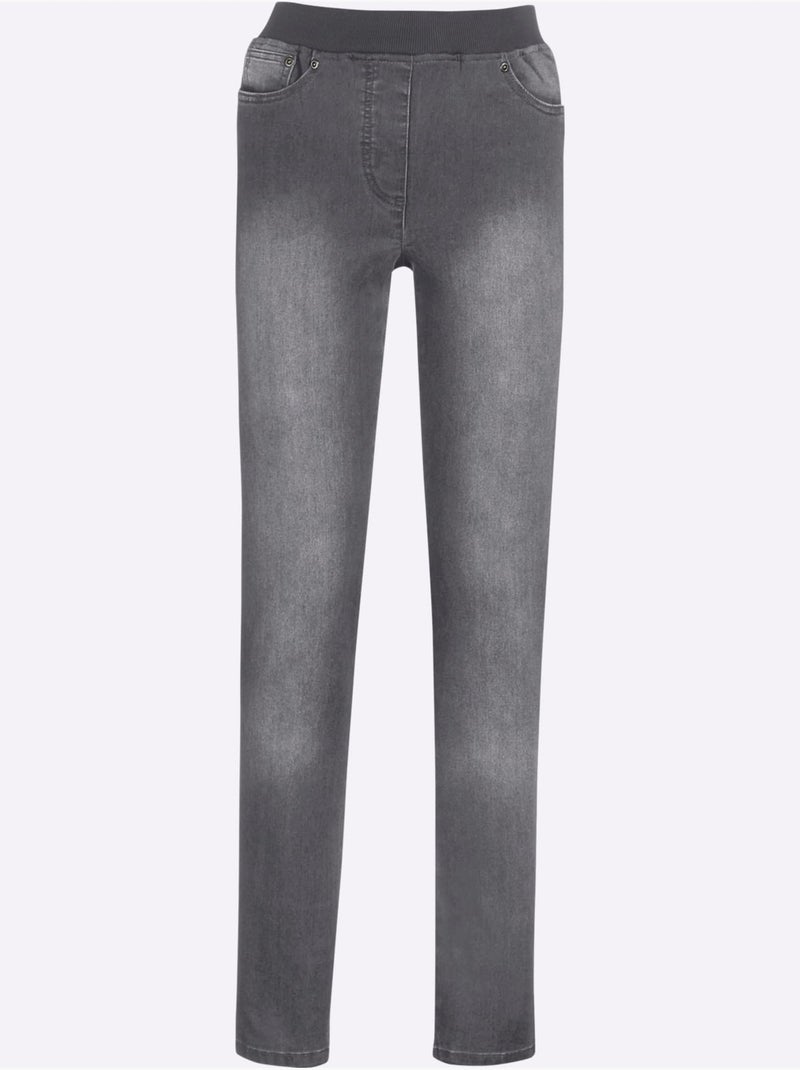 Jean Qualité Coton - Taille Standard - Witt Gris - Kiabi