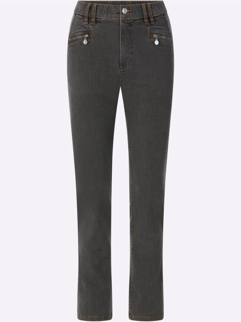 Jean Qualité Coton - Taille Standard - Witt Gris - Kiabi