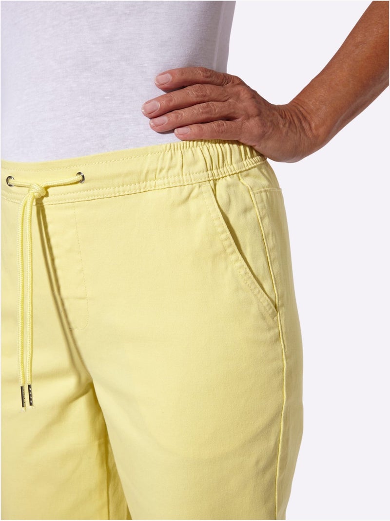 Jean Qualité Coton - Taille Standard - Witt Jaune citron - Kiabi