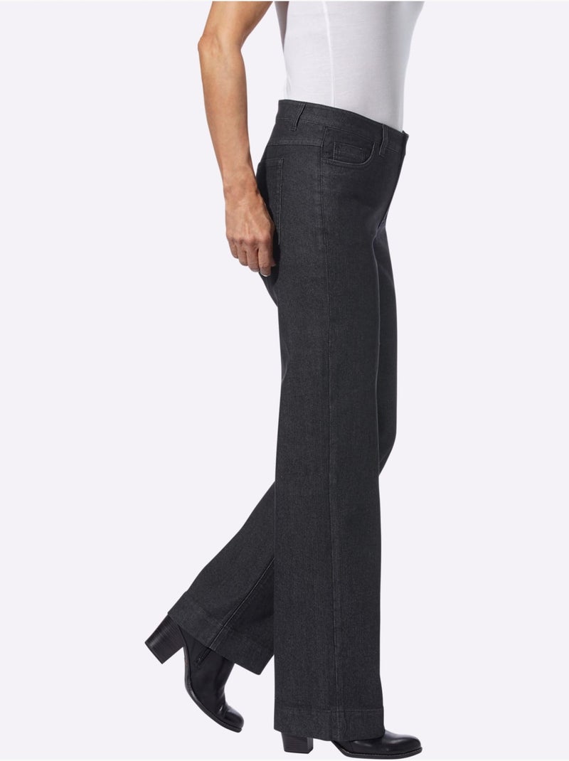 Jean Qualité Coton - Taille Standard - Witt Noir - Kiabi