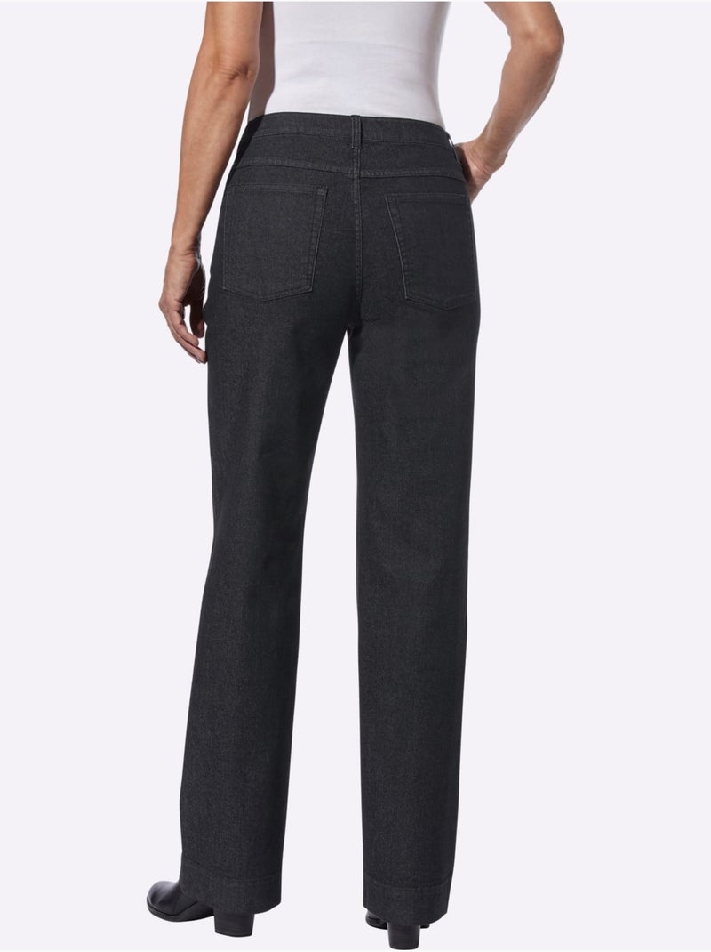 Jean Qualité Coton - Taille Standard - Witt Noir - Kiabi