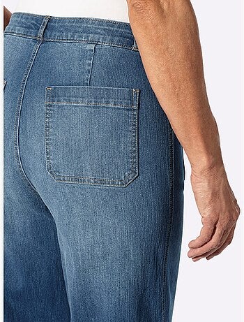 Jean qualité coton doux sur la peau - taille courte - witt
