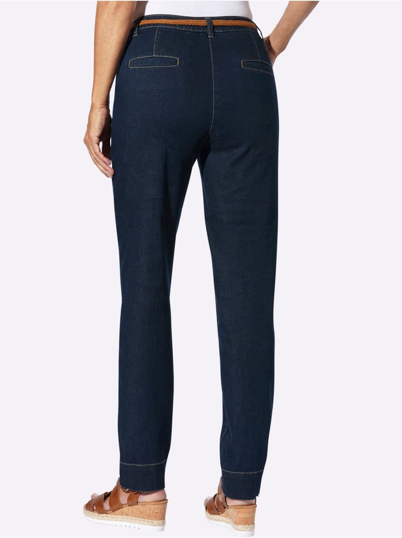 Jean Qualité Coton Doux Sur La Peau - Taille Standard - Witt Bleu foncé - Kiabi