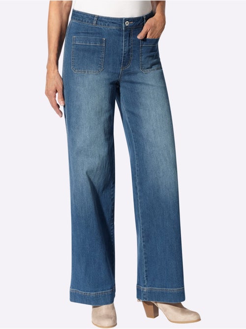 Jean qualité coton doux sur la peau - taille standard - witt - Kiabi Jean qualité coton doux sur la peau - taille standard - witt - Kiabi