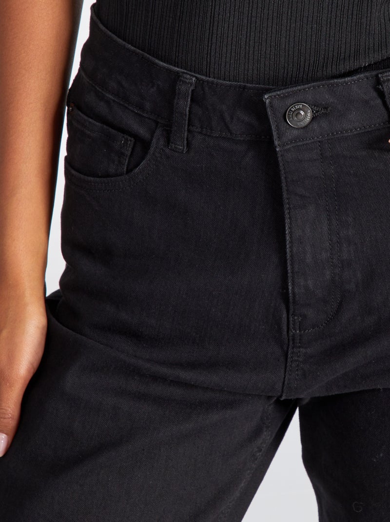 Jean regular - 32L Noir - Kiabi