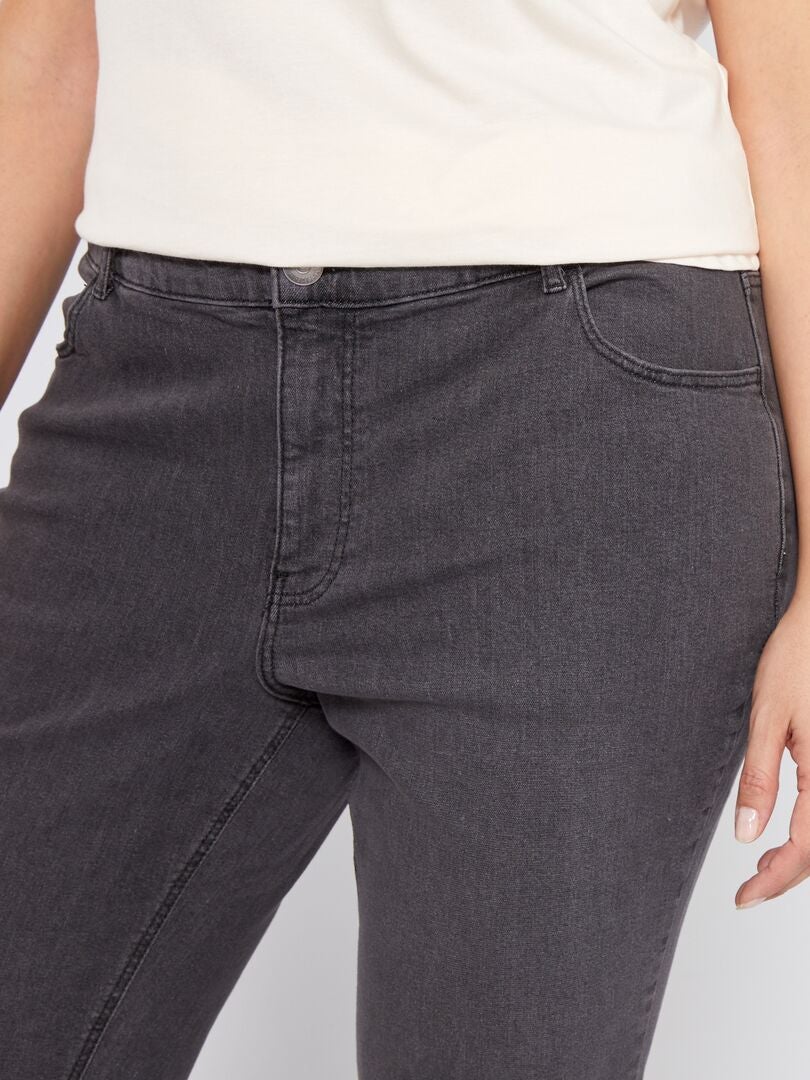 Jean regular - 46/32L Gris - Kiabi