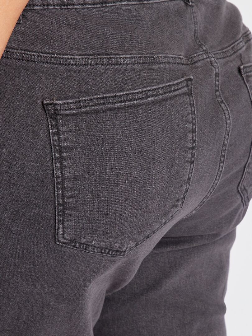 Jean regular - 46/32L Gris - Kiabi