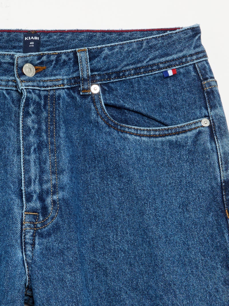 Jean regular - Fabriqué en France Bleu - Kiabi