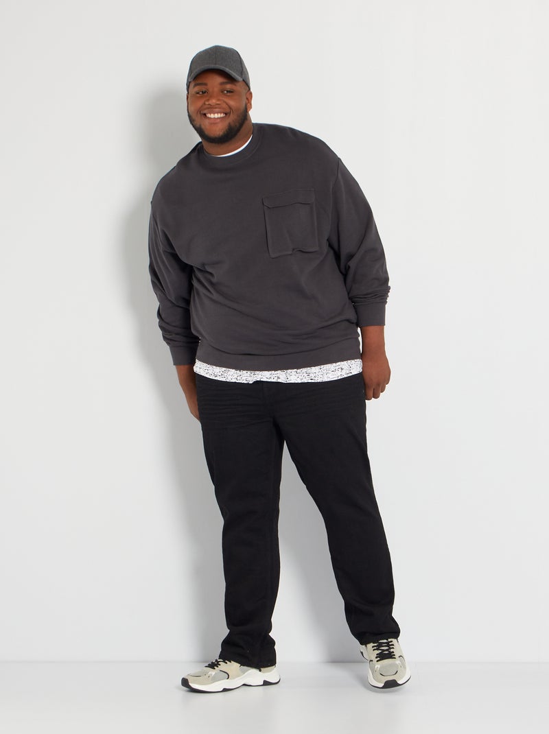 Jean regular - L30 noir - Kiabi