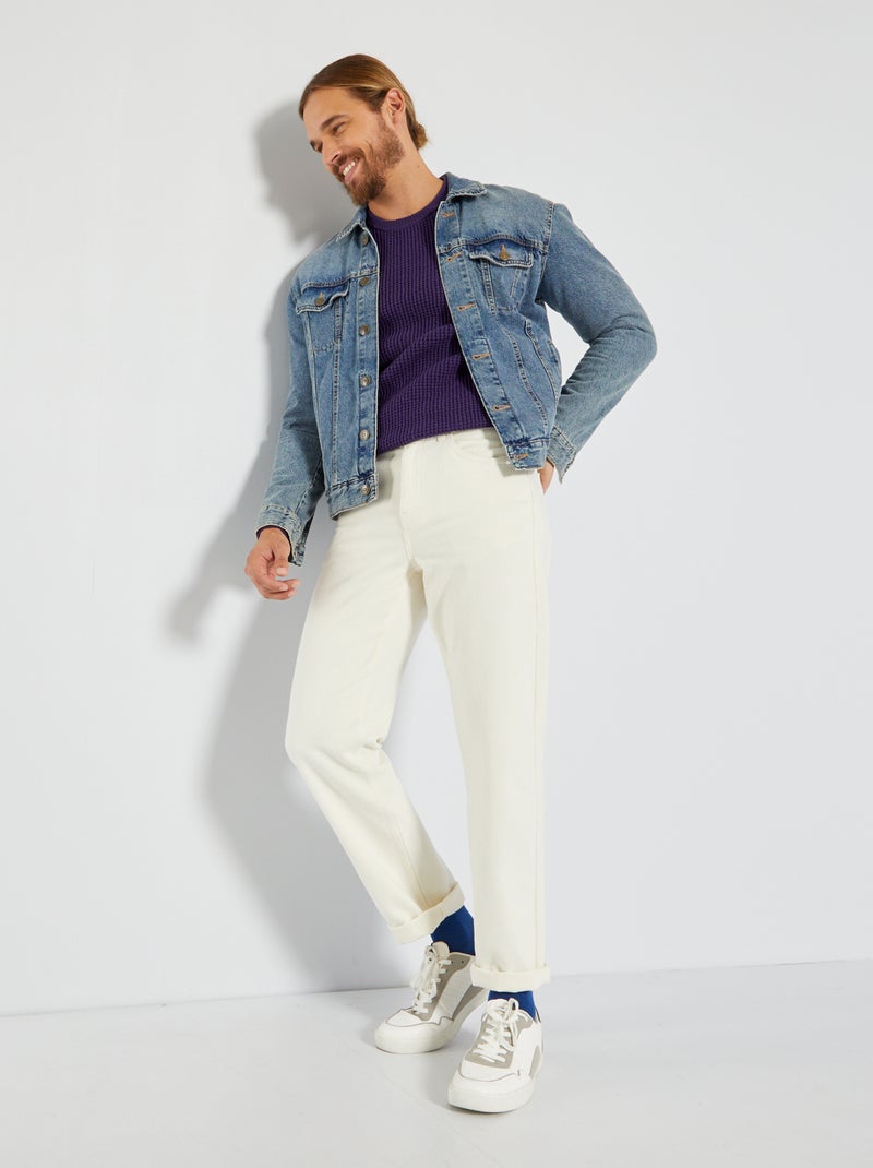 Jean regular - L32 beige - Kiabi