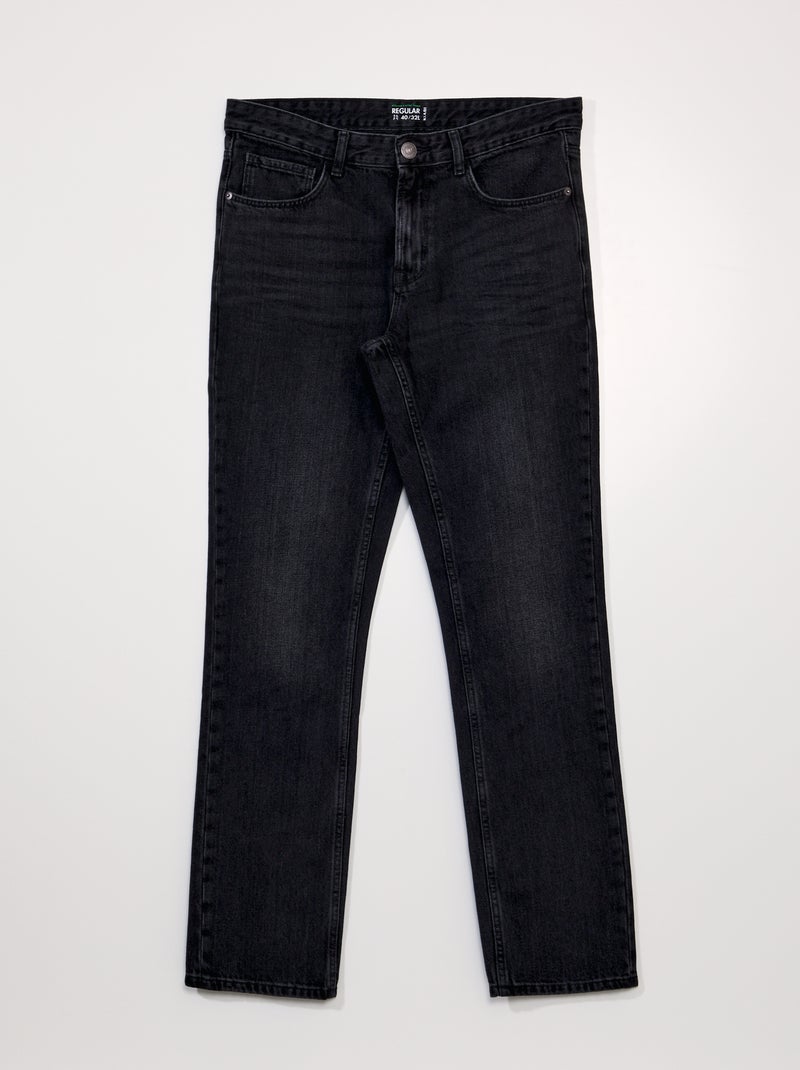 Jean regular - L32 Gris - Kiabi
