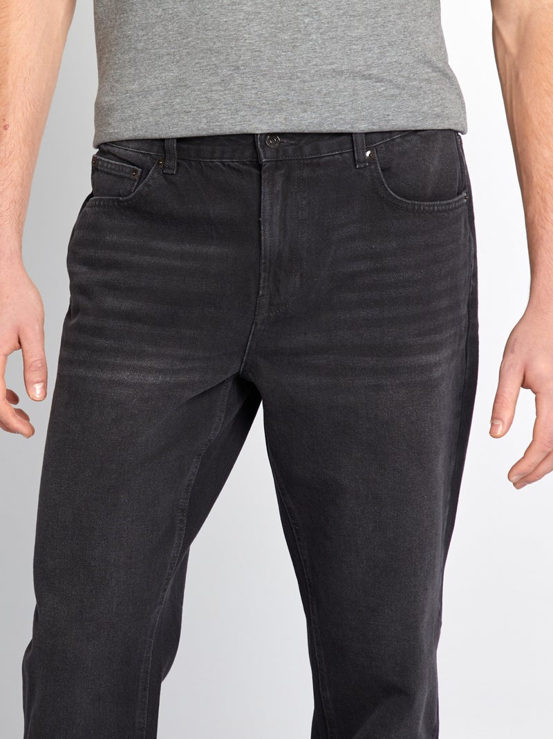 Jean regular - L36 Noir - Kiabi