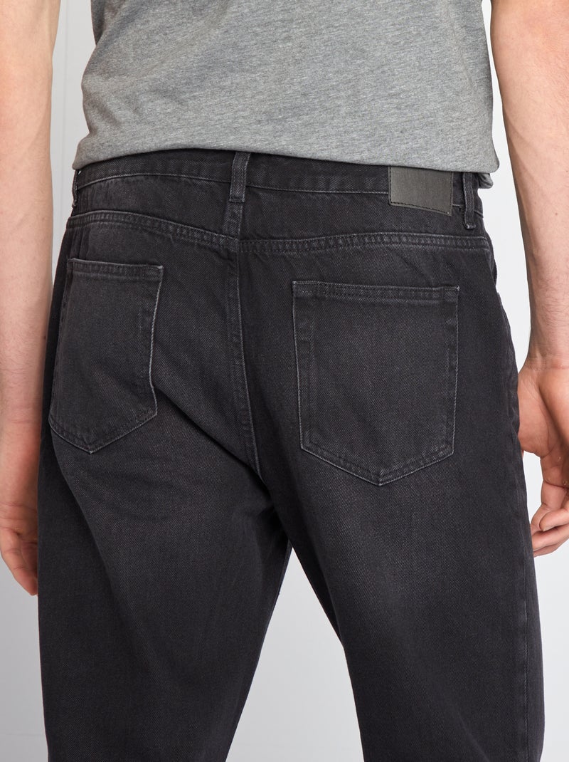 Jean regular - L36 Noir - Kiabi