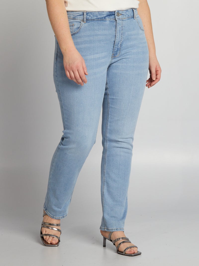 Jean regular 5 poches L30 Triple stone - Kiabi