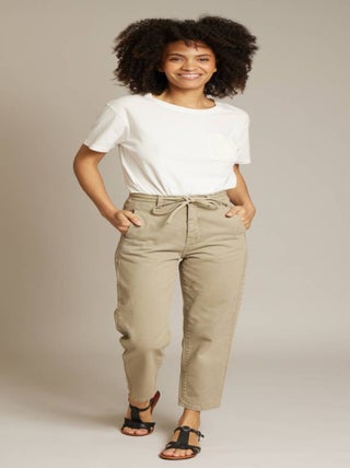 Jean regular à taille élastique 'Deeluxe'