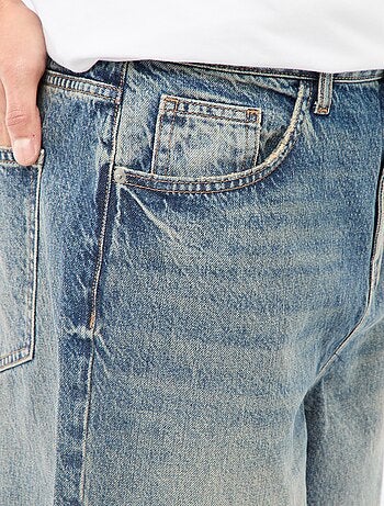 Jean regular base à revers - L32