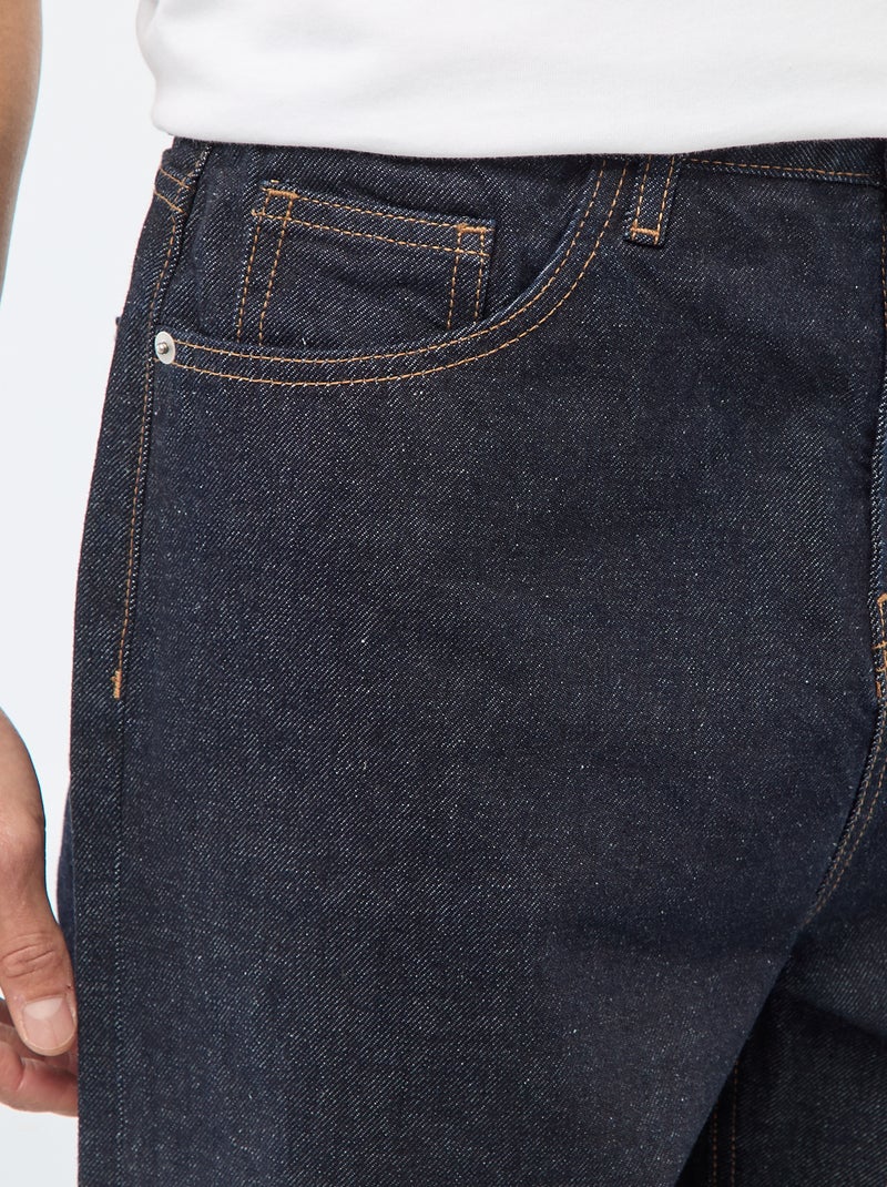 Jean regular base à revers - L32 Rince - Kiabi