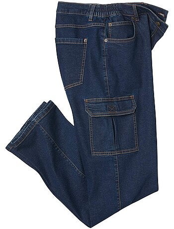 Jean Regular Cargo Taille Semi-Elastiquée - ATLAS FOR MEN