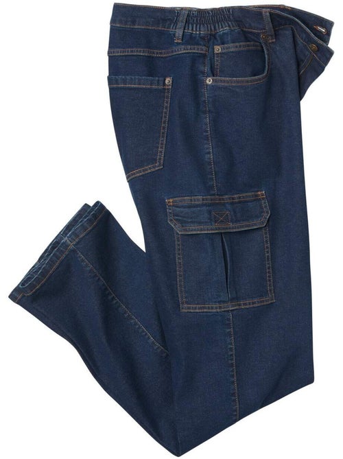 Jean Regular Cargo Taille Semi-Elastiquée - ATLAS FOR MEN - Kiabi Jean Regular Cargo Taille Semi-Elastiquée - ATLAS FOR MEN - Kiabi