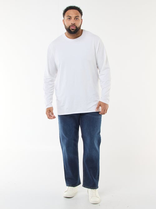 Jean regular / coupe droite à 5 poches - Kiabi Jean regular / coupe droite à 5 poches - Kiabi