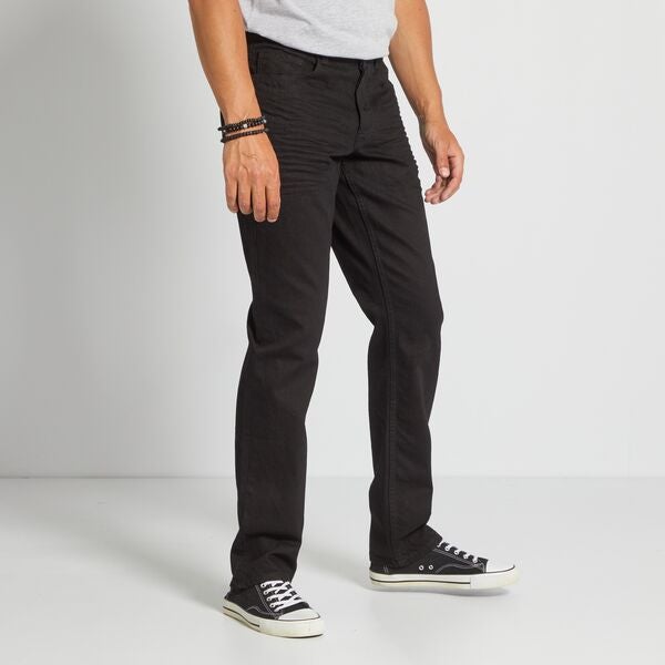 Jean regular éco-conçu L34 homme - noir - Kiabi - 15,00€