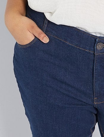 Jean regular en denim stretch longueur 75 cm - Kiabi