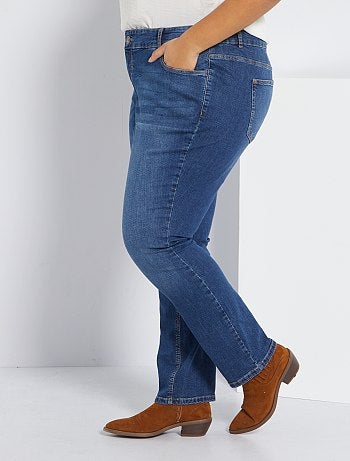 Jean regular en denim stretch longueur 75 cm - Kiabi
