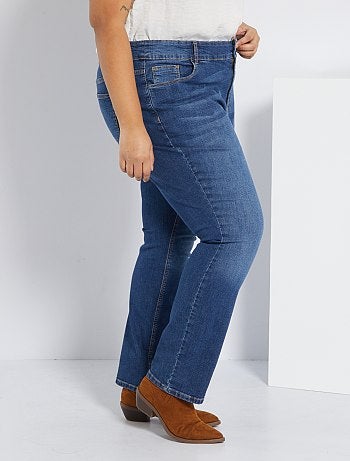 Jean regular en denim stretch longueur 75 cm - Kiabi