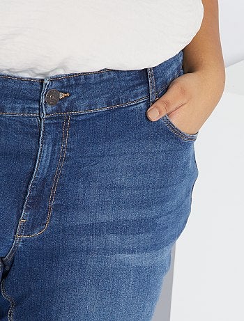Jean regular en denim stretch longueur 75 cm - Kiabi