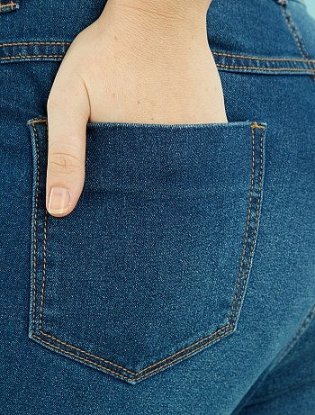 Jean regular en denim stretch longueur 75 cm - Kiabi