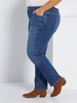 Jean regular en denim stretch longueur 75 cm - Kiabi