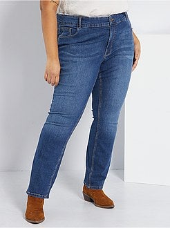 Jean regular en denim stretch longueur 75 cm - Kiabi