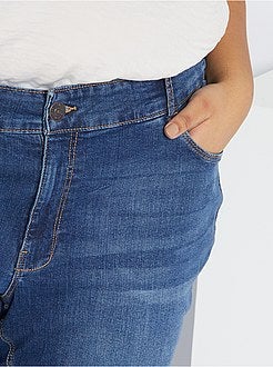 Jean regular en denim stretch longueur 75 cm - Kiabi