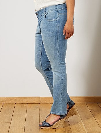 Jean regular en denim stretch longueur 75 cm - Kiabi