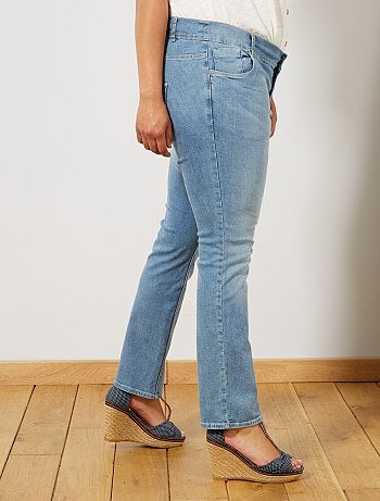 Jean regular en denim stretch longueur 75 cm - Kiabi