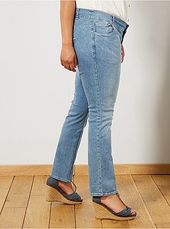 Jean regular en denim stretch longueur 75 cm - Kiabi