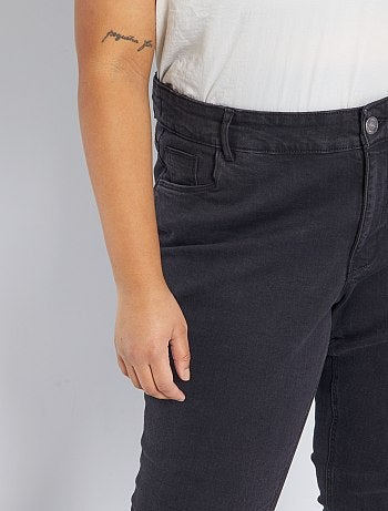 Jean regular en denim stretch longueur 82 cm - Kiabi