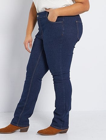 Jean regular en denim stretch longueur 82 cm - Kiabi
