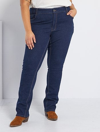 Jean regular en denim stretch longueur 82 cm - Kiabi
