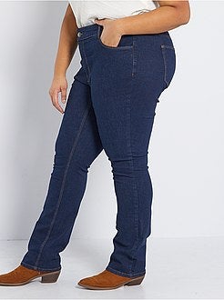Jean regular en denim stretch longueur 82 cm - Kiabi
