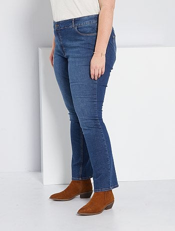 Jean regular en denim stretch longueur 82 cm - Kiabi
