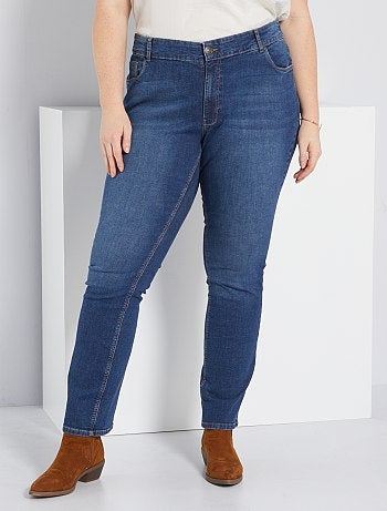 Jean regular en denim stretch longueur 82 cm - Kiabi