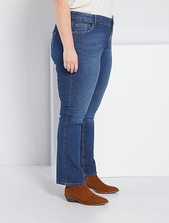 Jean regular en denim stretch longueur 82 cm - Kiabi