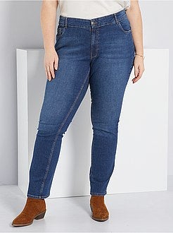 Jean regular en denim stretch longueur 82 cm - Kiabi