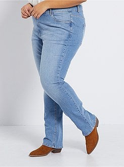 Jean regular en denim stretch longueur 82 cm - Kiabi