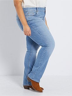 Jean regular en denim stretch longueur 82 cm - Kiabi
