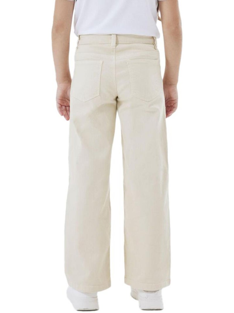 Jean regular fille name it Beige - Kiabi